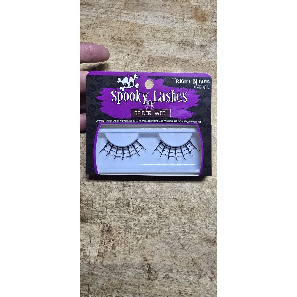 Fright Night By Ardell Spooky Spider Web Lashes & Adhesive Limited Edition